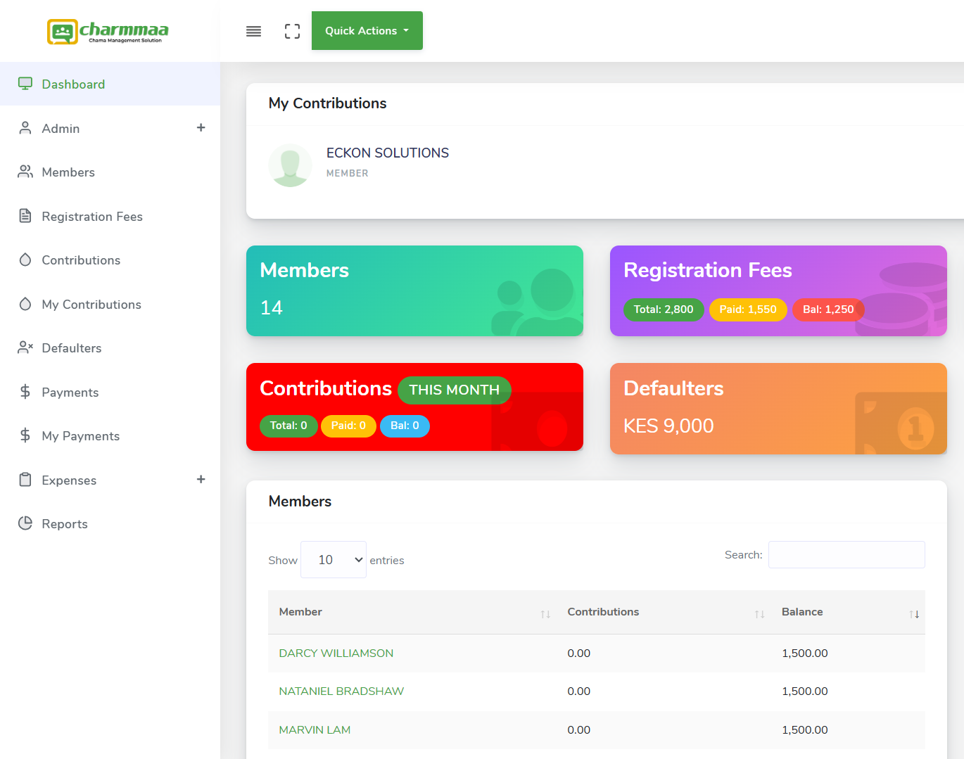 collesoft screenshot
