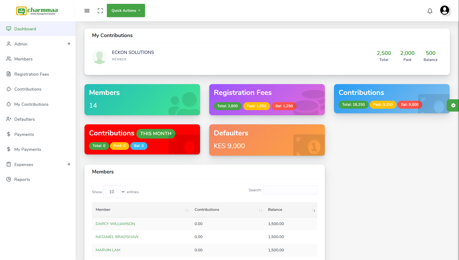 collesoft screenshot